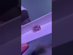 5.03ct Lab Growm Diamond Emerald Cut CVD Fancy Pink VS2 VG EX N IGI∙ LG629417296