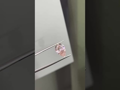 3.01CT Fancy Light Pink VS1 2EX CVD Laboratório Crescido Diamante Pear Cut IGI Certificado