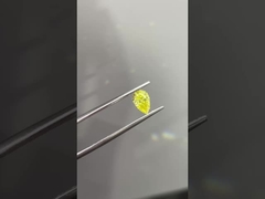 0.83ct Diamante de laboratório de crescimento de pêra corte CVD Amarelo de luxo VS diamante solto