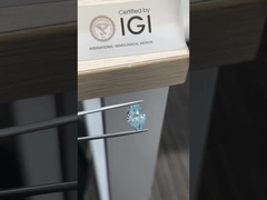 4.01ct Lab Growm Diamond Oval Cut CVD Fancy Intense Blue VS1 2EX N IGI 626468327