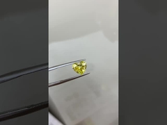 1.67CT Amarelo Intenso VS1 EX VG CVD Laboratório Crescido Coração Diamante Corte Certificado IGI