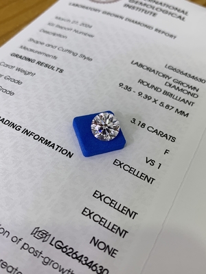 comprar 3.18CT F VS1 3EX CVD Diamante sintético de pêra cortado Certificado IGI LG626434630 online manufacture