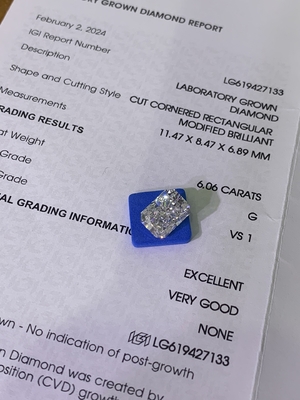comprar 6.06ct Fantástico azul intenso de laboratório Diamantes radiantes de corte brilhante online manufacture