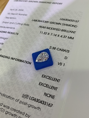 comprar 2.38CT D VS1 2EX Diamantes sintéticos Laboratório Diamantes em forma de pera online manufacture