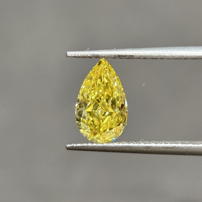 comprar 1.39ct VVS2 Diamante amarelo feito por homem Cvd e Hpht Diamante de corte de pera online manufacture