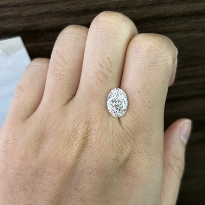 comprar 3.19ct VS1 F Oval Cut Lab Cultivado Diamante IGI Certificado online manufacture
