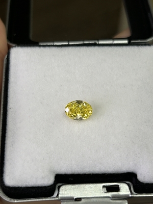 comprar 1.37 quilates corte oval HPHT VS CVD Diamantes Fantástico amarelo vivo online manufacture