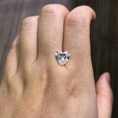 comprar 3.39ct VS1 F Diamante sintético Diamante de laboratório Coração de corte brilhante online manufacture