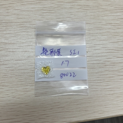 comprar 1.7CT Fancy Yellow SI1 HPHT Man Made Canary Diamonds Coração Cortado online manufacture