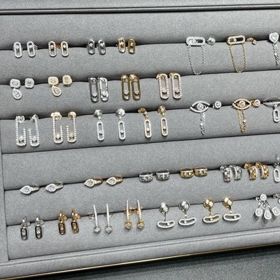 comprar 18k ouro maciço jóias finas réplica jóias H cor SI1 clareza online manufacture