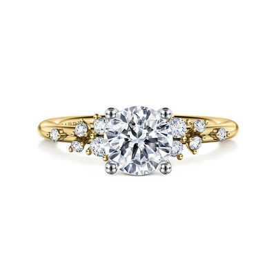 comprar 18K 14K 10K Ouro Sólido Modelo Personalizado Jóias VVS Claridade CVD Corte Redondo Eternidade Anel Laboratório Diamante online manufacture