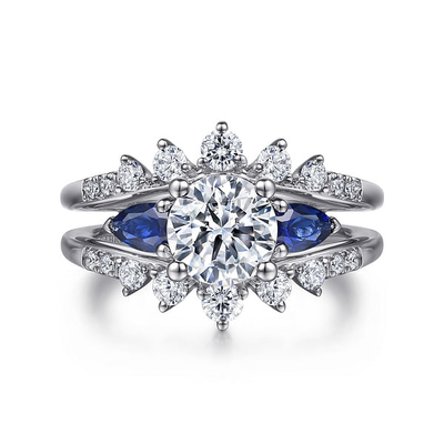 comprar Anéis de noivado de diamante de laboratório 1+0.51ctw 5# 6# 7# 8# 9# online manufacture
