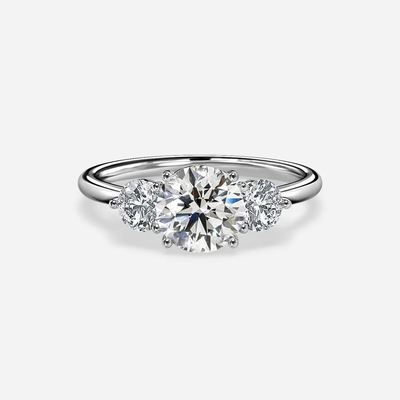 comprar VVS Claridade HPHT Corte Redondo Anel de Diamante de 2 quilates Anéis de Casamento de Diamante Personalizados online manufacture