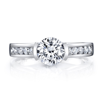 comprar Lab Diamond Wedding Band VVS Clarity HPHT Round Cut Lab Grown Diamond Ring Anel de casamento de diamantes online manufacture