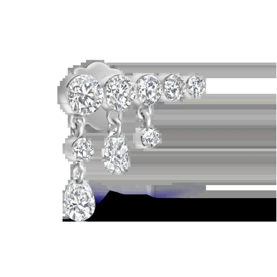 comprar 0.34 Carats Laboratório Criado Diamant Hoop brincos VVS Claridade HPHT Redondo Corte online manufacture