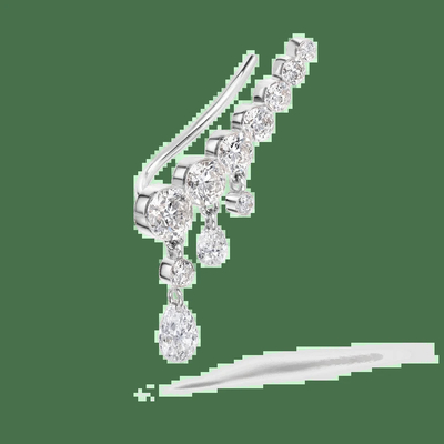 comprar 0.7 quilates Laboratório Criado Diamant Hoop brincos VVS Claridade HPHT Pear Cut online manufacture