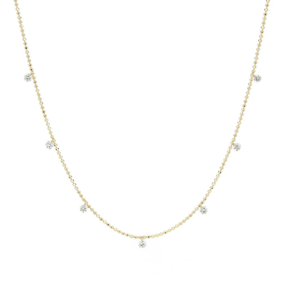 comprar 18K 14K 10K ouro maciço de corte redondo concha de colar com diamante de laboratório CVD Claridade online manufacture