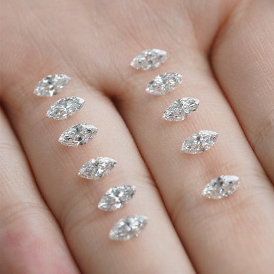 1.5x3.3-4.8x9.5mm 0,01 a 0,68ct Diamante Natural de Combate Branco Marquise Forma DEF Cor VVS Claridade