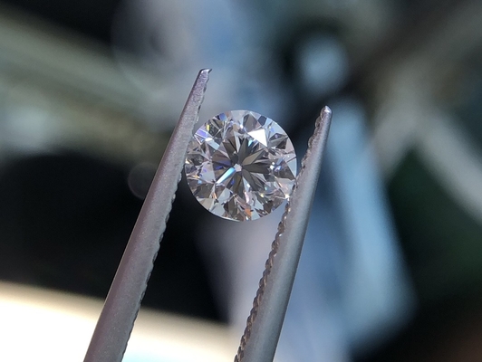 1.0CT D VS1 VG HPHT Diamante cultivado em laboratório de corte redondo para produção de jóias