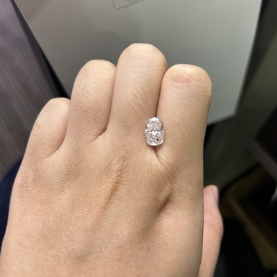 2.52 quilates de laboratório criado almofada corte Diamante VS1 Claridade OEM ODM