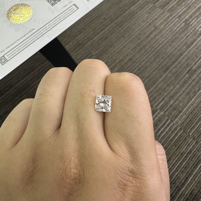 2.16CT F VVS2 EX VG Princess Cut Laboratório Diamantes cultivados OEM ODM