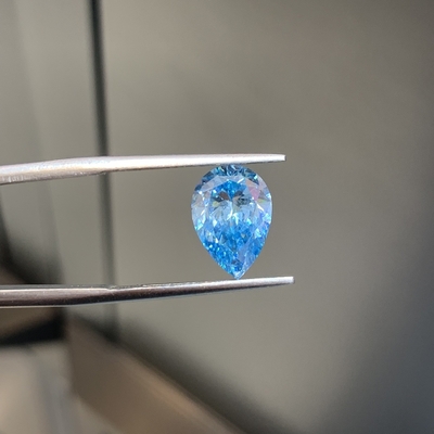 Peira cultivada em laboratório azul em forma de diamante Claridade SI1 Carat 2.41