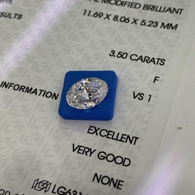 HYF 3,5 quilates VS1 F Diamantes sintéticos Laboratório Criado CVD Diamante
